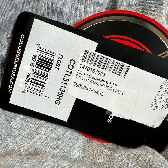 NWT Colosseum Women’s Gray Florida State Seminoles Long Sleeve Tee Shirt - L - Picture 4 of 8